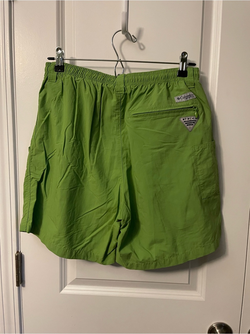 Men’s PFG Columbia Green Swim Trunks Bottoms Medium Omnishade - Picture 3 of 6
